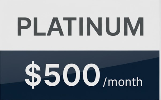 PLATINUM ā $500/month